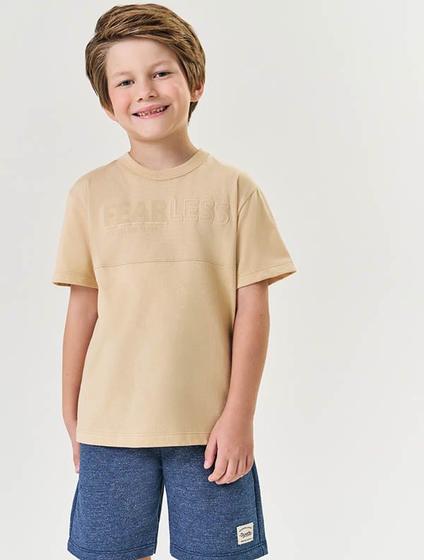 Imagem de Camiseta Infantil Menino Fearless Bege Divertto