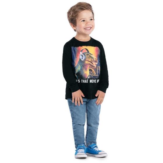 Imagem de Camiseta Infantil Menino Meia Malha Kyly 1000120