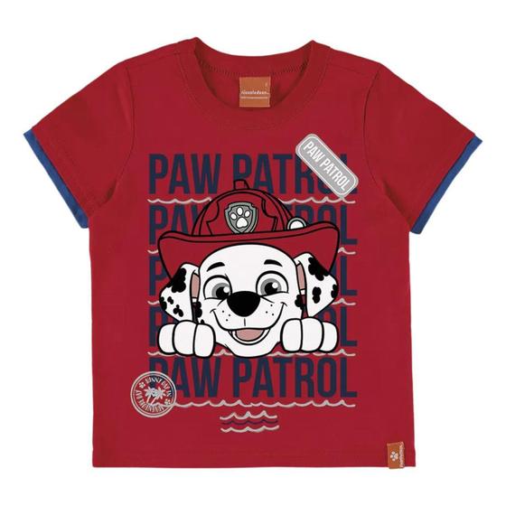 Imagem de Camiseta Infantil Menino Patrulha Canina Malwee Kids