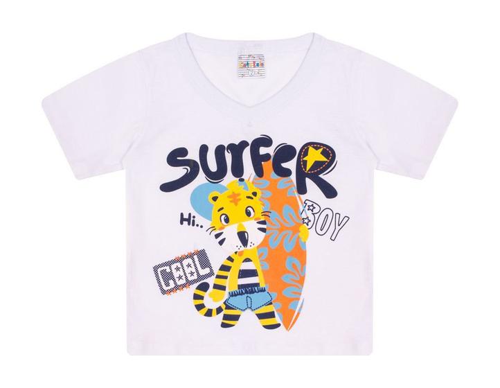 Imagem de Camiseta Infantil Menino Surfer Boy - Cato Lele