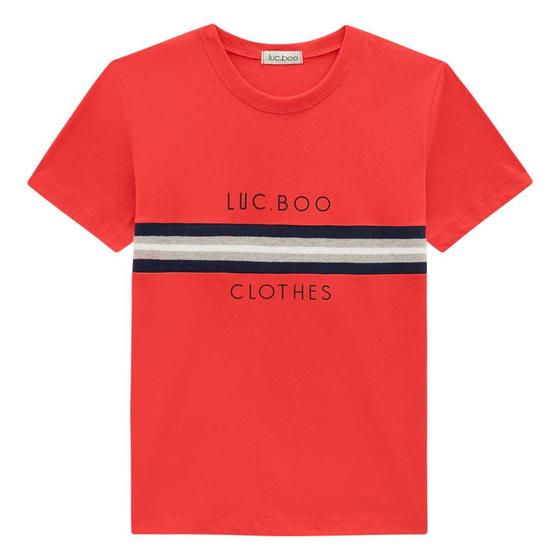 Imagem de Camiseta Infantil Menino Verão Clothes Tam 4 a 12 - Luc.boo