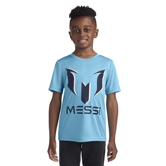 Imagem de Camiseta Infantil Messi - Manga Curta AIR Blue - Estilo Lifestyle