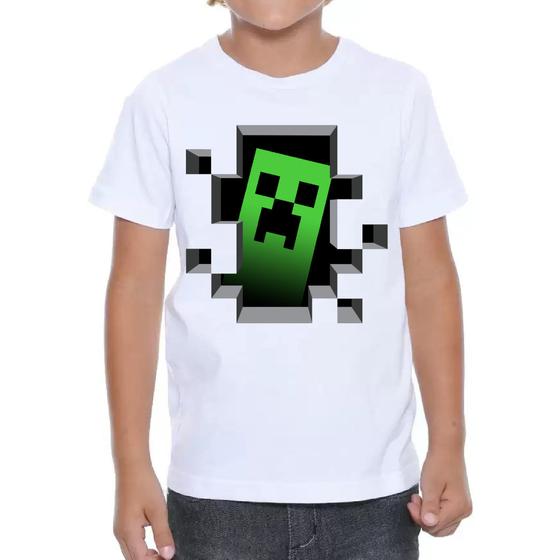 Imagem de Camiseta Infantil Minecraft Modelo 4