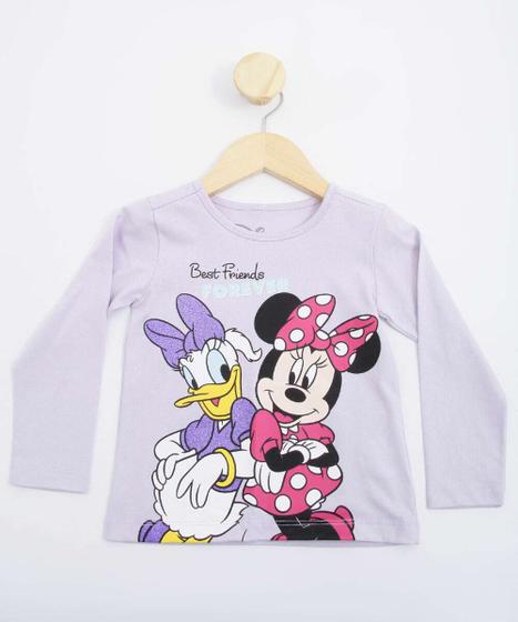 Camiseta Infantil Minnie e Margarida Disney Tam 1 a 4 - Camiseta Infantil -  Magazine Luiza