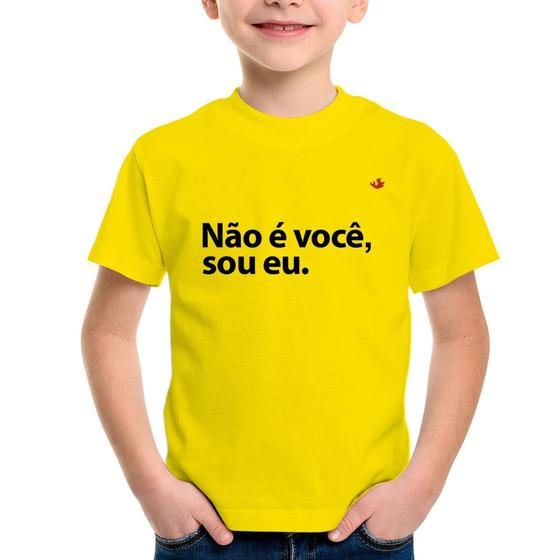 Imagem de Camiseta Infantil Não é você, sou eu - Foca na Moda