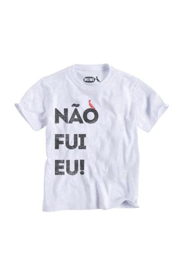 Camiseta Infantil Nao Fui Eu Reserva Mini Menor preço em Camiseta Infantil Nao Fui Eu Reserva Mini