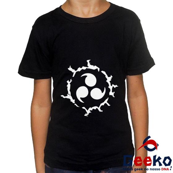 Imagem de Camiseta Infantil Naruto Uzumaki 100% Algodão Selo Anime Geeko