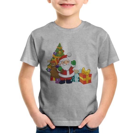 Imagem de Camiseta Infantil Natal Papai Noel - Foca na Moda