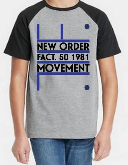 Imagem de Camiseta Infantil New Order - Movement