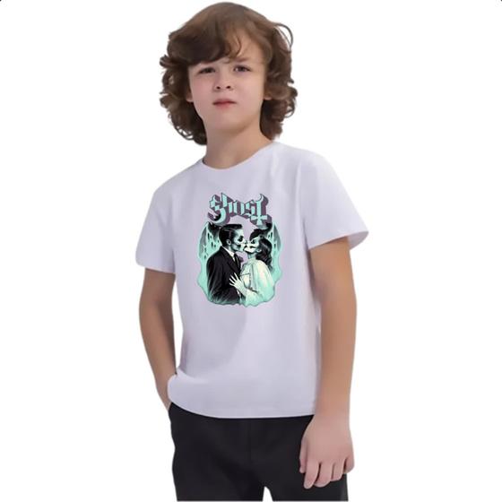 Imagem de Camiseta Infantil Noivos fantasmas