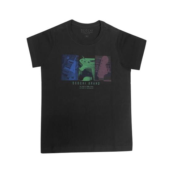 Imagem de Camiseta Infantil Ogochi Spirit of Rock Preto