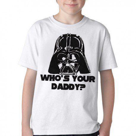 Imagem de Camiseta Infantil ou adulto Darth Vader Daddy Blusa Criança todos tamanhos