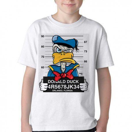 Imagem de Camiseta Infantil ou adulto  Donald prisão Blusa Criança todos tamanhos