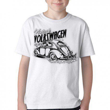 Imagem de Camiseta Infantil ou adulto Fusca Volkswagen Vintage Blusa Criança todos tamanhos