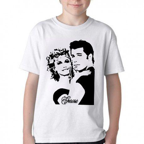 Imagem de Camiseta Infantil ou adulto  Grease  Blusa Criança todos tamanhos