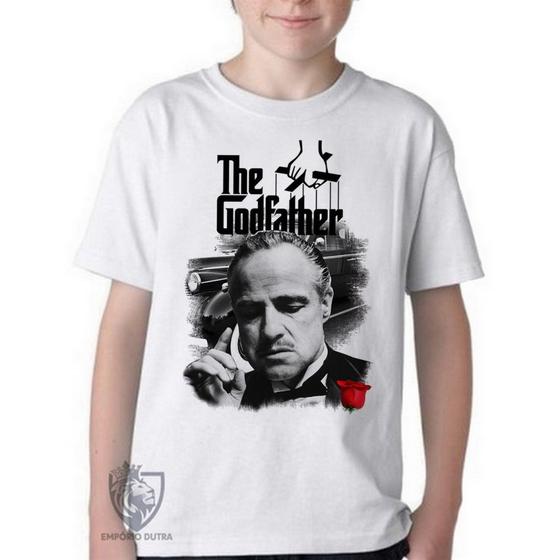 Imagem de Camiseta Infantil ou adulto Poderoso Chefão Godfather Blusa Criança todos tamanhos