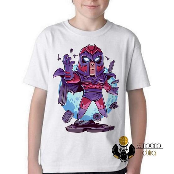 Imagem de Camiseta Infantil ou adulto X Men Mini Magneto  Blusa Criança todos tamanhos