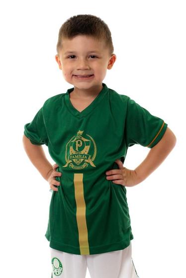 Imagem de Camiseta Infantil Palmeiras Dourada Oficial