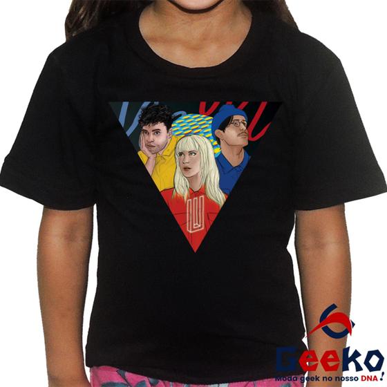 Imagem de Camiseta Infantil Paramore 100% Algodão Geeko