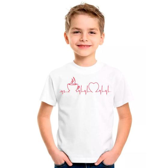 Imagem de Camiseta Infantil Quero Café 02