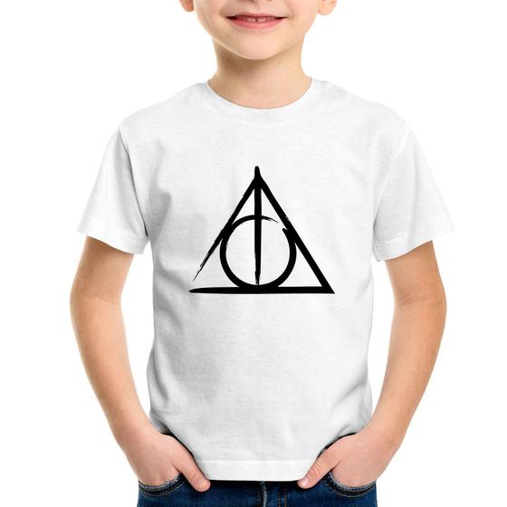 Imagem de Camiseta Infantil Relíquias da Morte - Foca na Moda