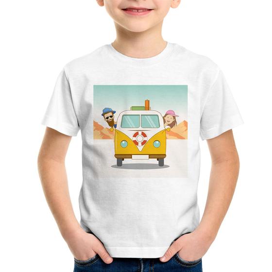 Imagem de Camiseta Infantil Road Trip - Foca na Moda