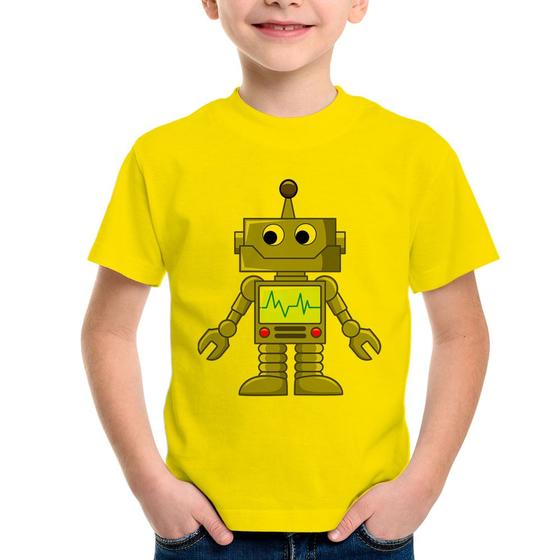 Imagem de Camiseta Infantil Robozinho - Foca na Moda