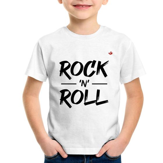 Imagem de Camiseta Infantil Rock n Roll - Foca na Moda