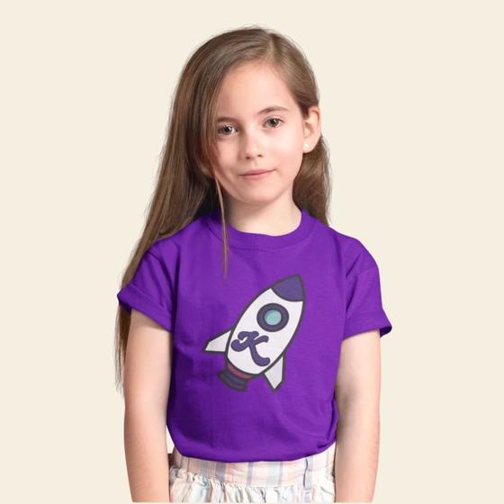 Imagem de  Camiseta Infantil Roxa Katlen  Dos Rosas Foquete Ketlen Irmã da Emilly Vick Youtube