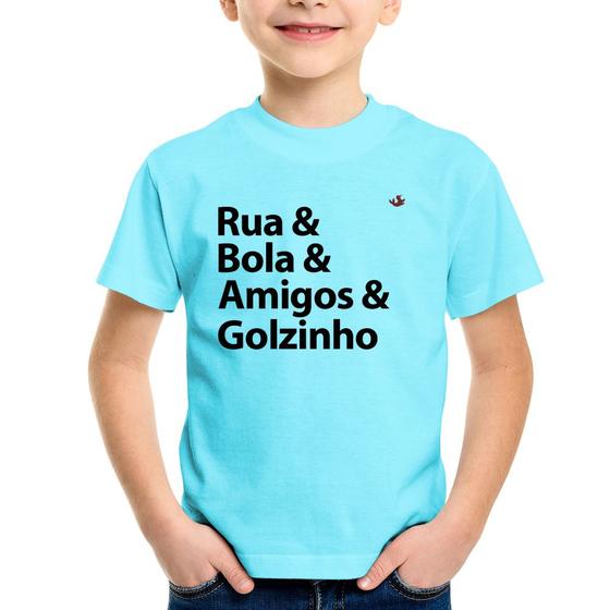 Imagem de Camiseta Infantil Rua & Bola & Amigos & Golzinho - Foca na Moda