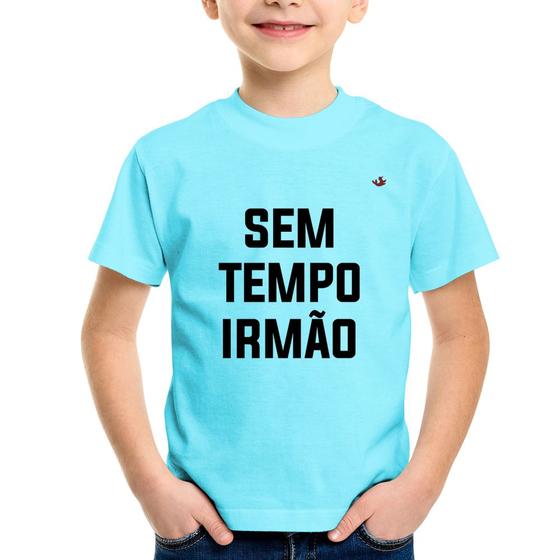 Imagem de Camiseta Infantil Sem tempo irmão - Foca na Moda