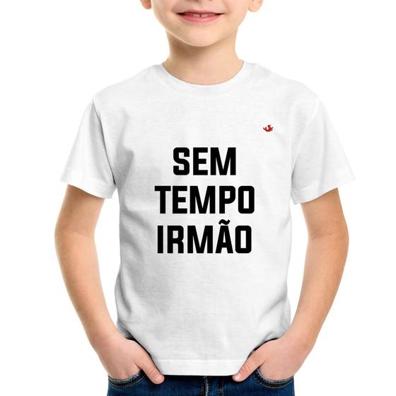 Imagem de Camiseta Infantil Sem tempo irmão - Foca na Moda