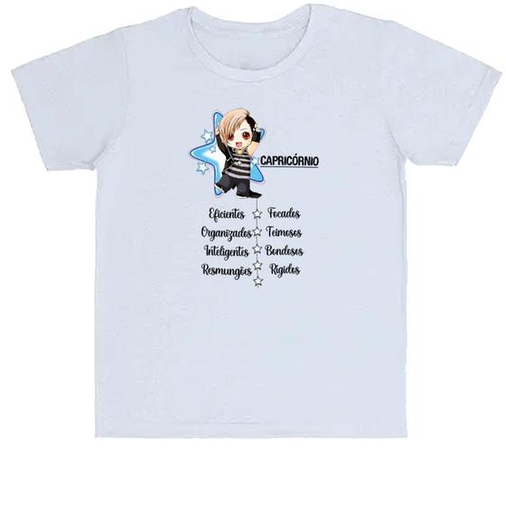 Imagem de Camiseta Infantil Signo Cute Capricórnio