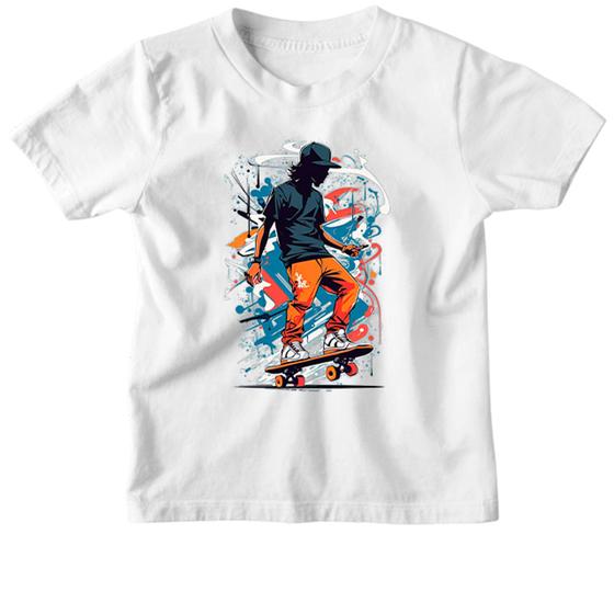 Imagem de Camiseta Infantil Street Skate Splash Art