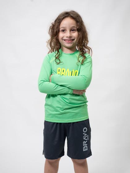 Imagem de Camiseta Infantil Sunsafe Kids Manga Longa Verde