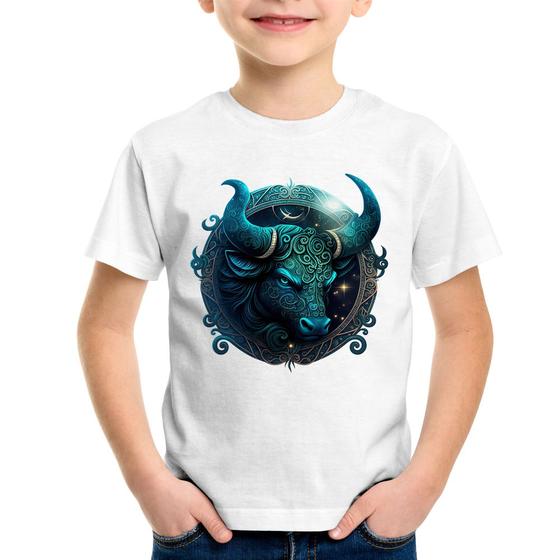 Imagem de Camiseta Infantil Touro Sígno - Foca na Moda