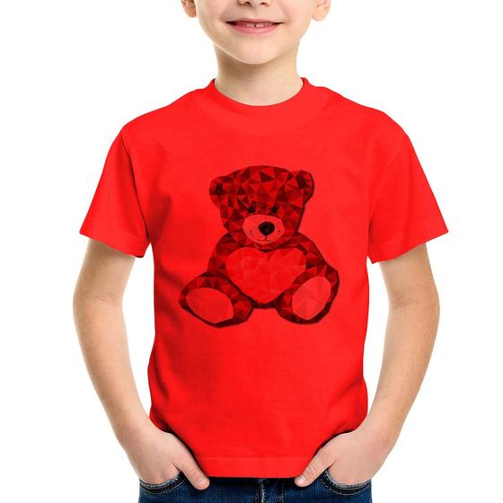 Imagem de Camiseta Infantil Urso Mosaico - Foca na Moda