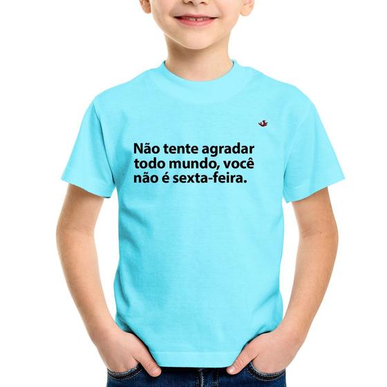 Imagem de Camiseta Infantil Você não é sexta-feira - Foca na Moda