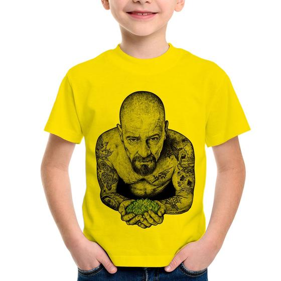 Imagem de Camiseta Infantil Walter White Tattoo Heisenberg - Foca na Moda