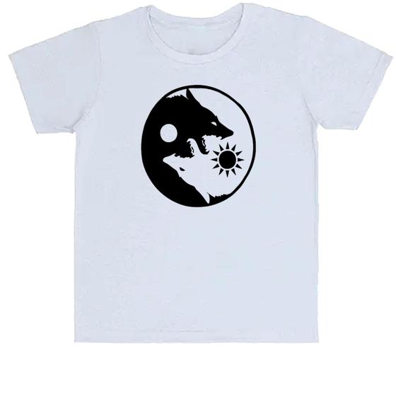 Imagem de Camiseta Infantil Yin e Yang Lobos