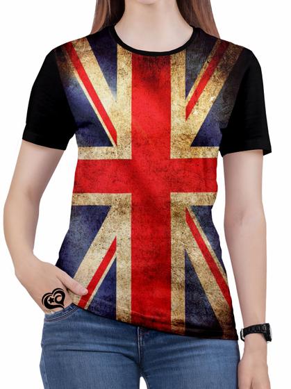 Imagem de Camiseta Inglaterra Feminina Reino Unido blusa Europa