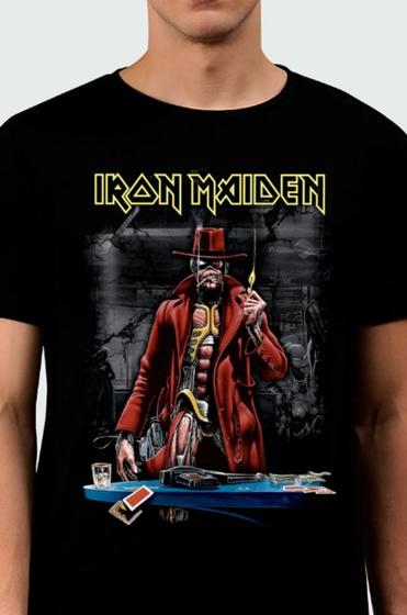 Imagem de Camiseta Iron Maiden Eddie Stranger in a Strange Land Somewhere in time OF0143 RCH