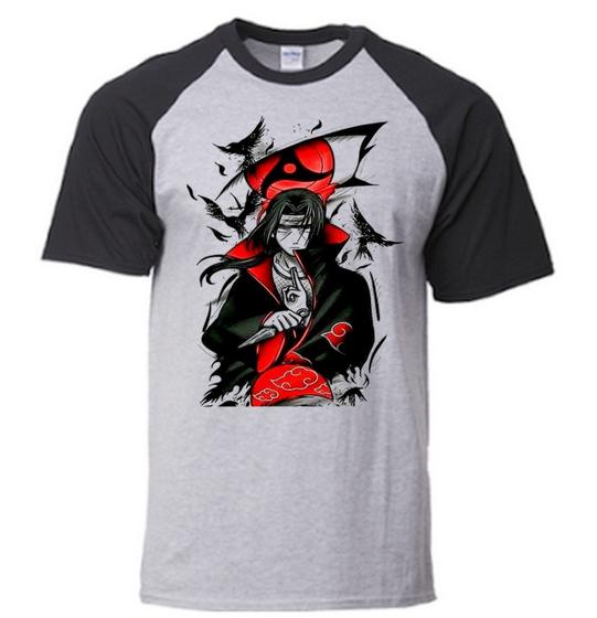 Imagem de Camiseta Itachi Uchiha Akatsuki Cla Anime Naruto