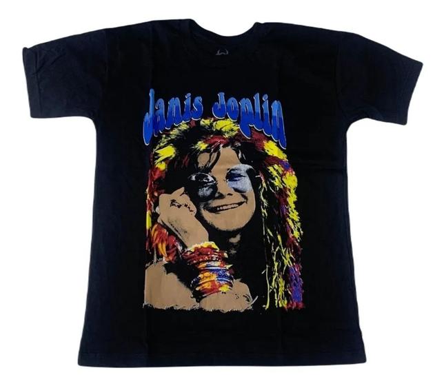 Imagem de Camiseta Janis Joplin Blusa Adulto Unissex Epi163 EPI113 BM