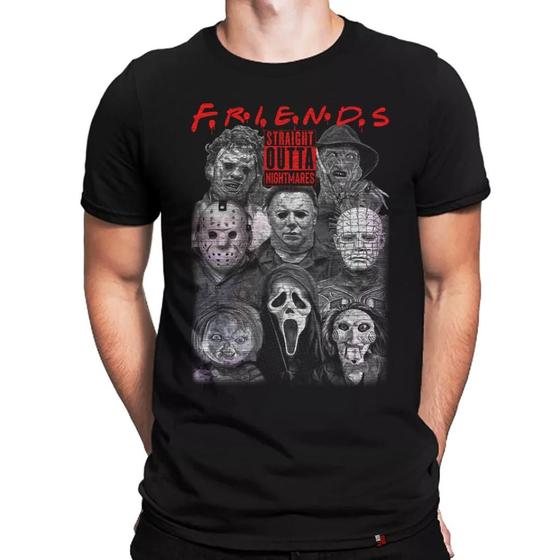 Imagem de Camiseta Jason Freddy Krueger Chucky Friends Terror Filmes