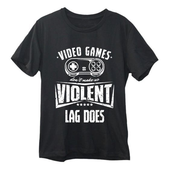 Imagem de Camiseta Jogos Gamer Nerd Anime Blusa Adulta Geek