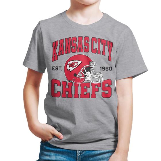 Imagem de Camiseta Junk Food NFL Team Helmet Kansas City Chiefs Kids