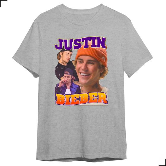 Imagem de Camiseta Justin Drew Bieber Purpose Pop Graphic Vintage Tour