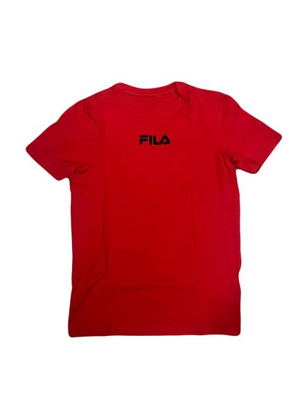 Imagem de Camiseta Juvenil Fila Charged Masculina - Vermelho