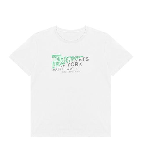 Imagem de Camiseta Juvenil Masculina Em Meia Malha Minty Branco